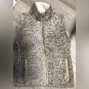 Southern Shirt Co. Sherpa Brown Vest Sz. M